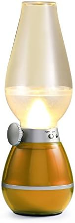 Rechargeable Waterproof USB lamp - Use by Bedside Desk Table Camping Portable Laptop Reading (Gold)