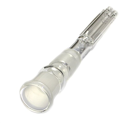 budawi® – Diffuser Adapter L.13 cm (Percolator Kupplung) für 18.8er Chillum, für Glas Kopf, Zylinder-zubehör, Heavy-Kupplung - 2