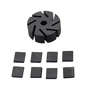 Decdeal Car Air Purifier Mini Portable Air Cleaner with Filter USB Port 5V Cleaner Sponge for Office Desk New Car/Pet(Black)