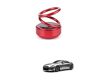 PRIKNIK Solar Energy Rotating Car Perfume with Long Lasting Organic Fragrance, Feel-Good Premium Car Air freshener Compatible with Nissan GTR