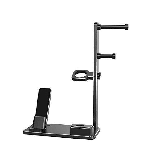 Preisvergleich Produktbild Royalr 6 in 1 Aluminium-Legierung Telefon-Standplatz-Tablette-Unterstü... Halter Ladestation Halterung Kopfhörer für iPhone iWatch iPad