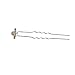 Pusheng Lovely 20Pcs Wedding Bridal Pearl Flower Rhinestone Crystal Hair Clip Pins Bridesmaid