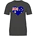 Produktbild Städte & Länder Kind - Herz Australien - 110-116 (5-6 Jahre) - Anthrazit - F140K - Jungen T-Shirt