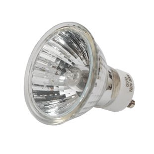 10 Pcs 20 WATTS MR16 GU10 BASE FMW FLOOD HALOGEN LIGHT BULB WITH LENS COVER 120 VOLTS LONG LIFE