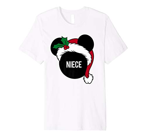 DisneyMickey Mouse Icon Santa Hat NIECE Family T-Shirt T-Shirt