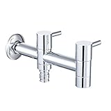 SDRKE Wasserhahn Waschmaschine Wasserhahn mopp Pool Wasserhahn Deutsch Seiko Kupfer wichtigsten einzigen kalten doppel Wasserhahn