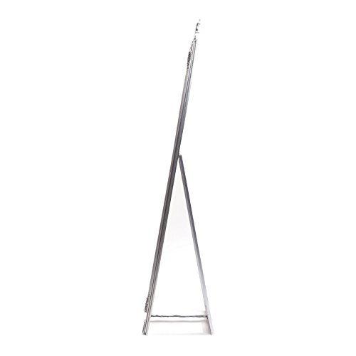 PRACHTVOLLER STANDSPIEGEL „OLIVIA“ | 180 cm, antik silber, mit Krone | Barock Rahmen - 3