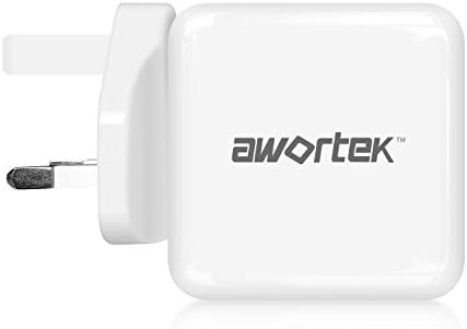 Awortek Quick USB Charge 3.0 24W Wall Charger Desktop Charging Fast Charger and PowerIQ Technology For iPhone7/7plus iPhone6/6S 4.7 iPad Air 2 /mini 3 Samsung Galaxy HTC
