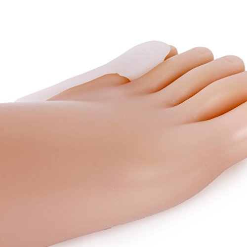 Footful Silikon Gel Kleiner Zeh Separator Haarglätter Satz für Hallux Valgus Zehe Valgus - 5