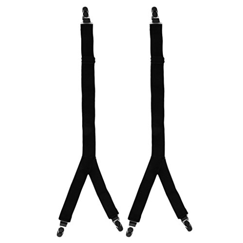 Imported Elastic Nylon Y-Style Adjustable Shirt Stays Sock Garters for Men Black-15014202MG RS.600 (56.00% Off) - Amazon