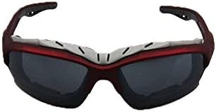 Huatuo® Sports Sunglasses Bicycle Cycling Glasses for Outdoor Sports Cycling Running Driving Racing Ski golf (Gray-red)