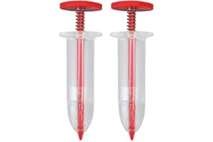 BAOFUYA Dispensador de Semillas, 2 uds. Dispensador de Semillas Pequeñas Mini Seedmaster Sembradora de Siembra Sembradora de Jardín Herramienta de Sembradora Manual para Siembra Hortícola