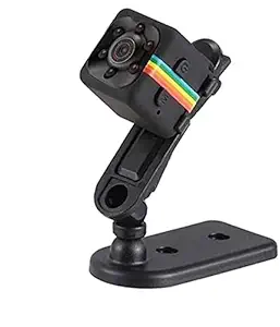 Mini HD 1080P DV Camera Hidden Camera with Infrared Night Vision and Voice Video Recorder Camera for Office Home Surveillance SQ 11 (Black)