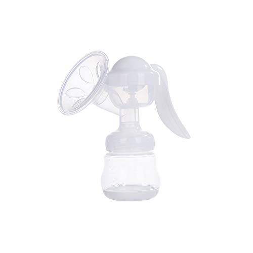 Preisvergleich Produktbild Handmilchpumpe mit Deckel BPA-frei Milchpumpe Materialien für Freihändige Stillen Weiß