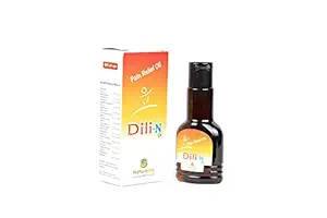 AB Dili-N Oil for Low Back Pain, Sprains, Stiff Joints & Neck and in Gout, Sport Injuries, Local Muscular Pain & Inflammation - 50 ml Roll-on Pack