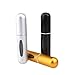 Produktbild 3x Parfümzerstäuber Nachfüllbar 5ml Reise-Parfümflasche Sprühflasche Parfüm-Flaschen (Schwarz, Silber, Golden)