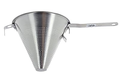 De Buyer 3350.18N Passe-sauce 'Chinois' de Cuisine inox - Perforations 1,5 mm - Ø 18 cm