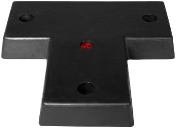 IRONguard Rubber Molded Dock Bumper, T-Shaped, 4 Holes, 22" Length, 22" Width, 3" Depth
