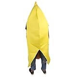 MagiDeal Bananenganzkörper kostüm für Erwachsene Herren Bananenganzkörper Frucht Anzug -