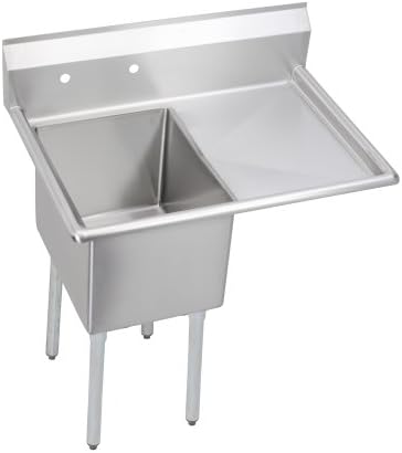 Standard 1-Compartment Sink, 18" right drainboard