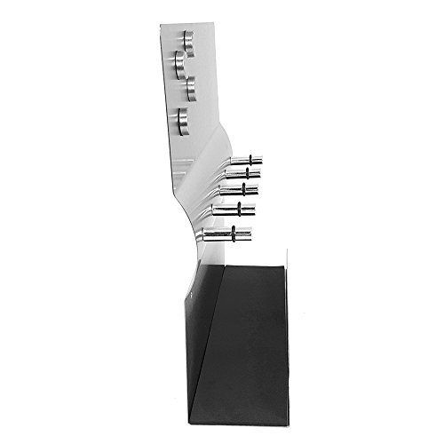 COM-FOUR® Edelstahl Schlüsselleiste mit Ablage und Magnetwand - 4