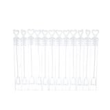 Botes para pompas de jabon de corazon set 12 unds