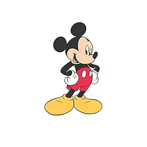 kotacreations Mickey Mouse Wall Sticker Door,Window, Design Decal Standar(Cover Area:-76x69cm)DD044