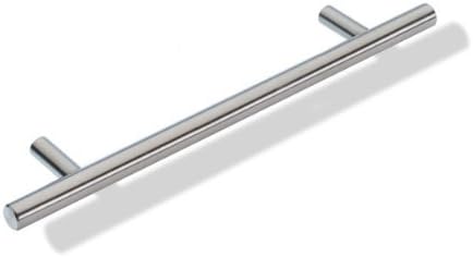 Furniture Bar Handle Made from Stainless Steel Diameter 12 mm Drill Hole Spacing 128 mm Total Length 170 mm