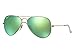 Produktbild Ray-Ban RB3025 Aviator Sonnenbrille (58 mm, Gold Metall Rahmen/Polarized Green Flash Objektiv)