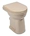 Produktbild Stand-WC-Set liDano +10 cm | Erhöhtes WC | Hoch | 10 cm | Beige | Inklusive WC-Sitz | Für Senioren und große Menschen | Flachspüler | Abgang waagerecht | Toilette | Klo | Stand-WC | Keramik