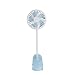 Produktbild Nikgic Fan Mode Elektrischer Ventilator 1200 mAh USB Aufladung Multifunktional Clip Klammer Desktop Handheld Büro Schlafsaal Lüfterwechsel 37 * 9,8 * 1,3 cm(Blau)