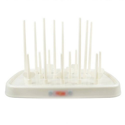 Baby Newborn Bottles Drying Rack Infant Toddler Nipple Drying Station WHITE