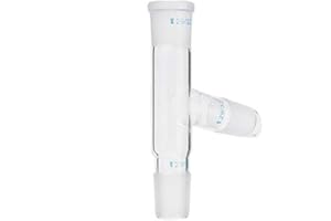 SGerste 29/32 - Adattatore per distillazione in vetro borosilicato, 75 gradi, con giunti conici standard