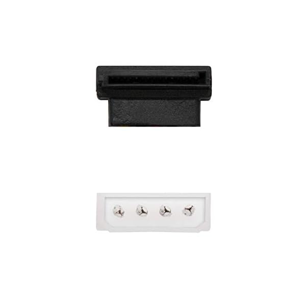 NANOCABLE 10.19.0201-OEM - Cable SATA alimentación acodado a MOLEX, 4pin/M-SATA/H, Macho-Hembra, 16cm - Image 3
