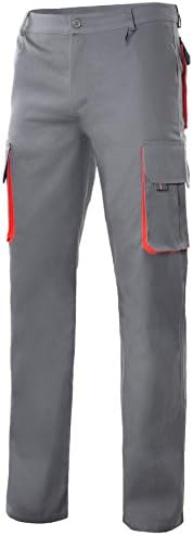 Velilla 103004-Multi pocket trousers (size 54)grey and red colour