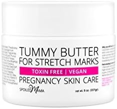 Tummy Butter for Stretch Marks ~ Safe for Pregnancy - 8 oz. by The Spoiled Mama