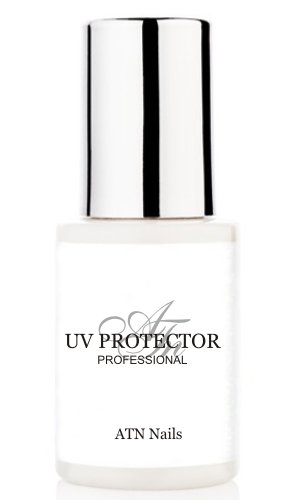ATNails Uv Glossy Top Coat - Uv Protector - Nail Art Artificial Nails 6ml