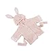 Produktbild Changshun Alltag im Alltag Startseite Kinder Baumwolle Cartoon Tier Badetuch mit Kapuze Bademantel Wrap Blanket (Farbe : Pink Rabbit)
