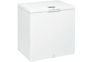 Whirlpool W 204 FO - Congelatore a pozzetto, 204 litri, congelamento 11 kg/24h, Classe energetica E