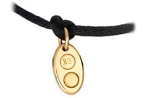 ENERGETIX-4YOU Positive Energie Magnetplättchen gold Magnet Kettenanhänger Energetix 4you 418 24k vergoldet 14 mm Magnetix