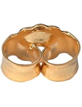 Ohrsteckerpoussette 5 mm 750er Gold Butterfly-Verschluss 18 Karat Ohrmutter