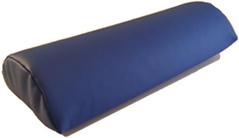 Insula Sana MASSAGE-EXPERT Half Roll Positioning Roll Neck Rollle Faux Leather Cover (70 x 15 x 7.5 cm, Blue)