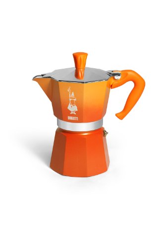 spécifications Bialetti - 0003222 - Cafetière italienne 3 tasses Moka Colour Orange