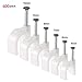 Produktbild RiverPool 600 stück 6 Größe Kabelschelle Nagelschelle Haftclips mit Nagel für Kabel {Größen: 4mm, 6mm, 7mm 8mm, 9mm,10mm }(100 Stück Each)