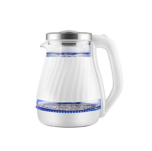 AA-SS Bouilloire lectrique de Bouilloire en Verre d'acier Inoxydable de Bureau portatif Lumineux LED de Bouilloire en Verre