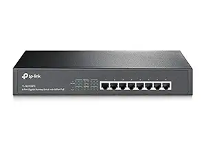 TP-Link TL-SG1008PE 8-Port Rackmount Switch (Black)