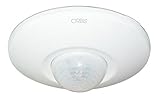 Fácil instalación en techo mediante base enchufable., Admite una altura de instalación de hasta 12 metros con 17 metros de diámetro., Compatible con MANDO CR para programación a distancia sin necesidad de escalera ni destornillador., Especialmente diseñado para espacios con techos altos como naves industriales y almacenes, Mando no incluido