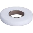 Karmet Hemming Tape Fabric Fusing Iron-on Tape No Sewing Required for Trousers Clothes Jeans Garment Curtains Crafting Projects (20mm) - White 1 pc