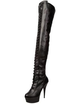 Pleaser Delight-3023 Damen Kurzschaft Stiefel