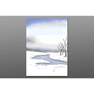 Postkarte / Winterlandschaft No5